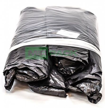 Мешки для мусора 120 л, 35 мкм, в пачках, 200 шт. черные, - 2х слойные до 35 кг - Вид 5